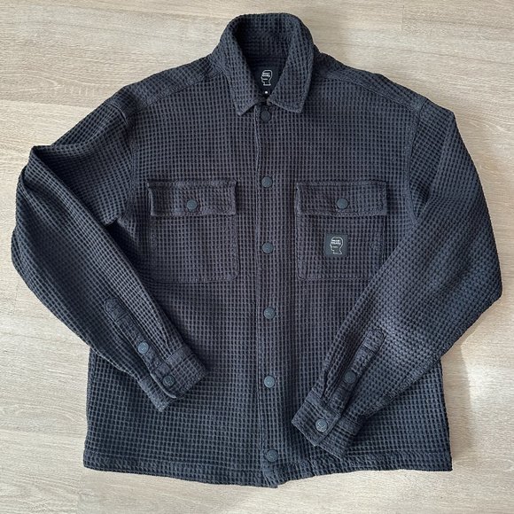 Brain Dead Waffle Button Front Shirt - Picture 2 of 4